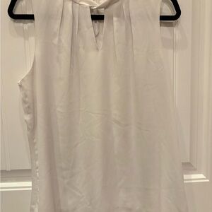 Ricki's Classic White Sleeveless Blouse